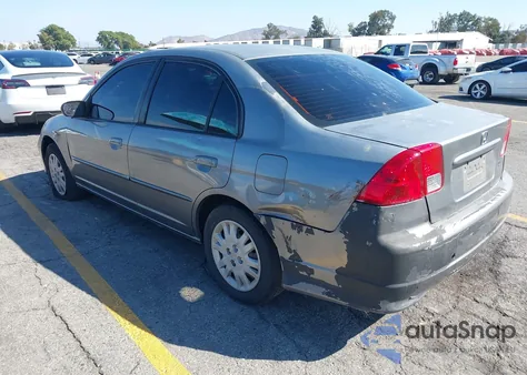 2004 Honda Civic Lx из США, поврежденный, VIN 2HGES16574H509577